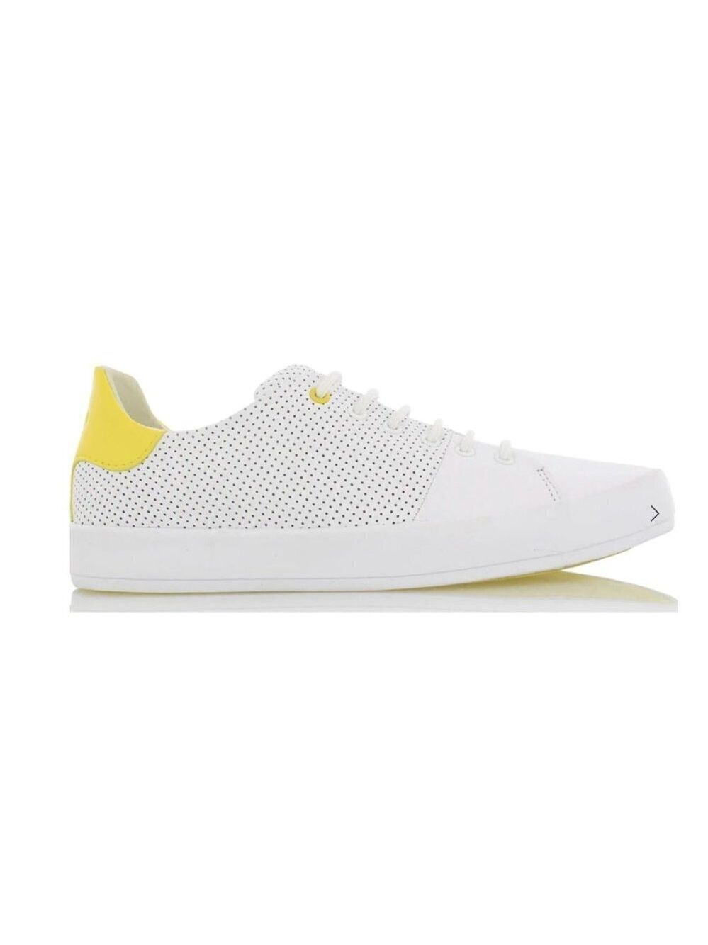 Creative Reaction Carda White Yellow Tennis Shoe Womens Size 10